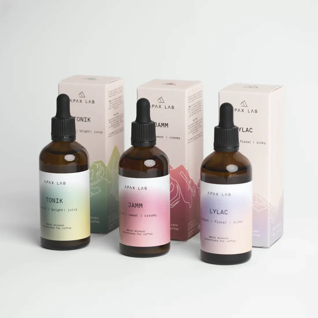 Apax Lab - Water Minerals for Coffee - Box Set - 100ml