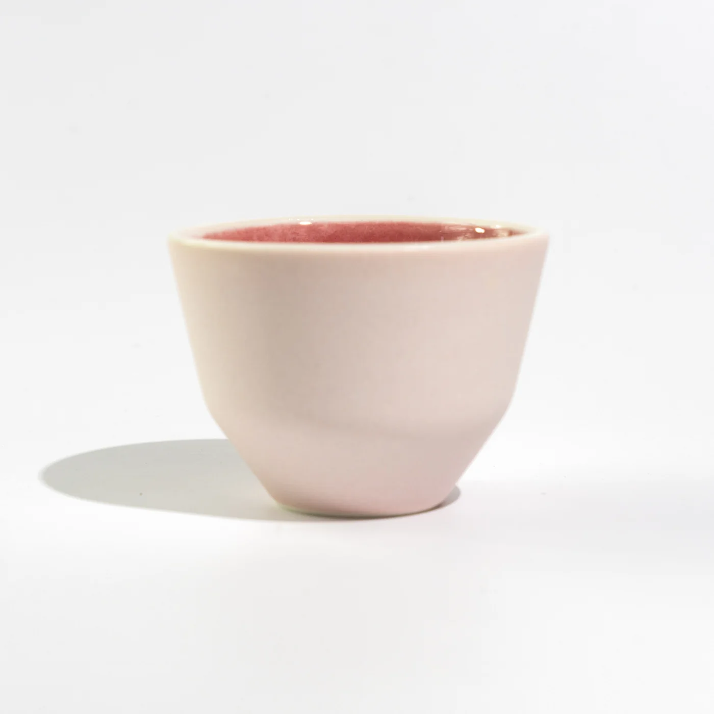 MK Studio - Matte Pink with Glossy Pink Inside | Handmade Porcelain Cup - A2 - Image 14