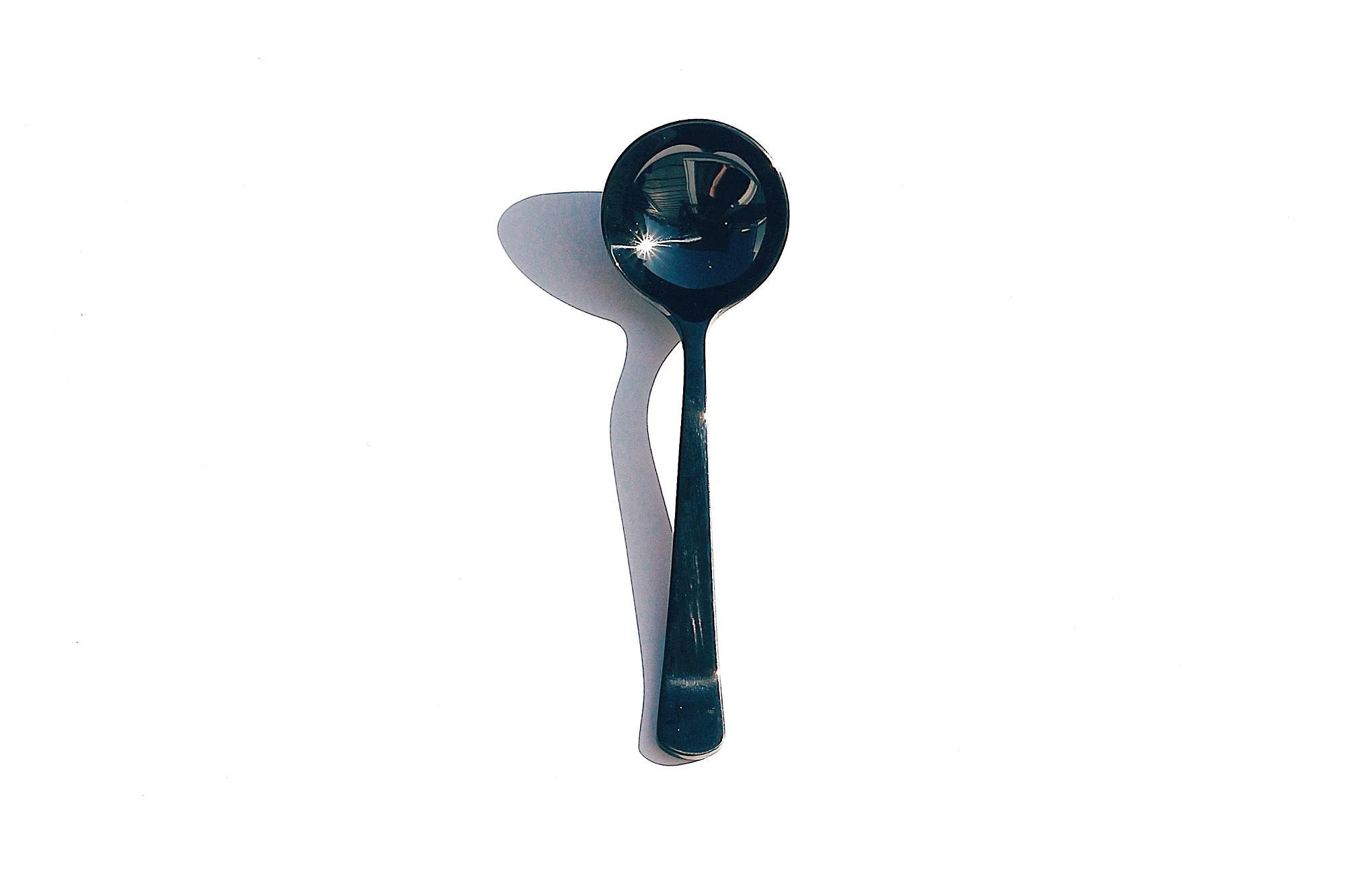 Umeshiso - Cupping Spoon | Goth Black - Small Dipper