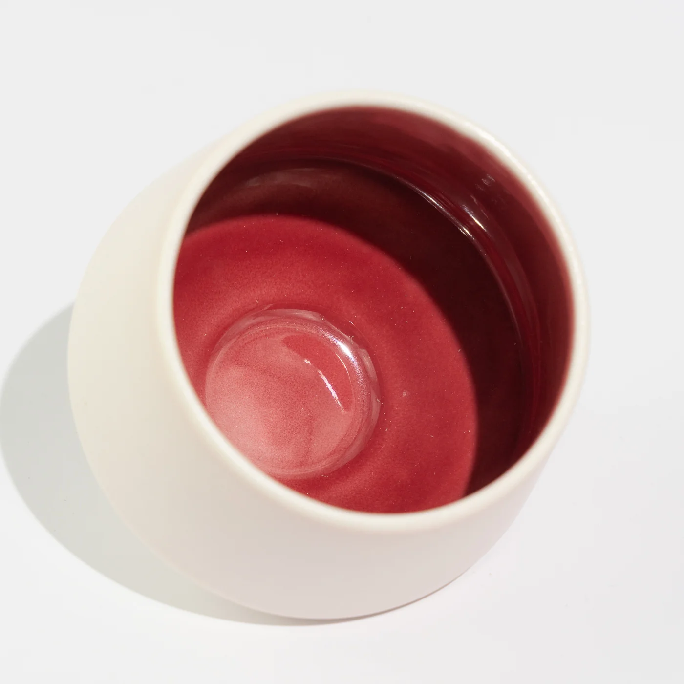 MK Studio - Matte Pink with Glossy Pink Inside | Handmade Porcelain Cup - A2 - Image 31