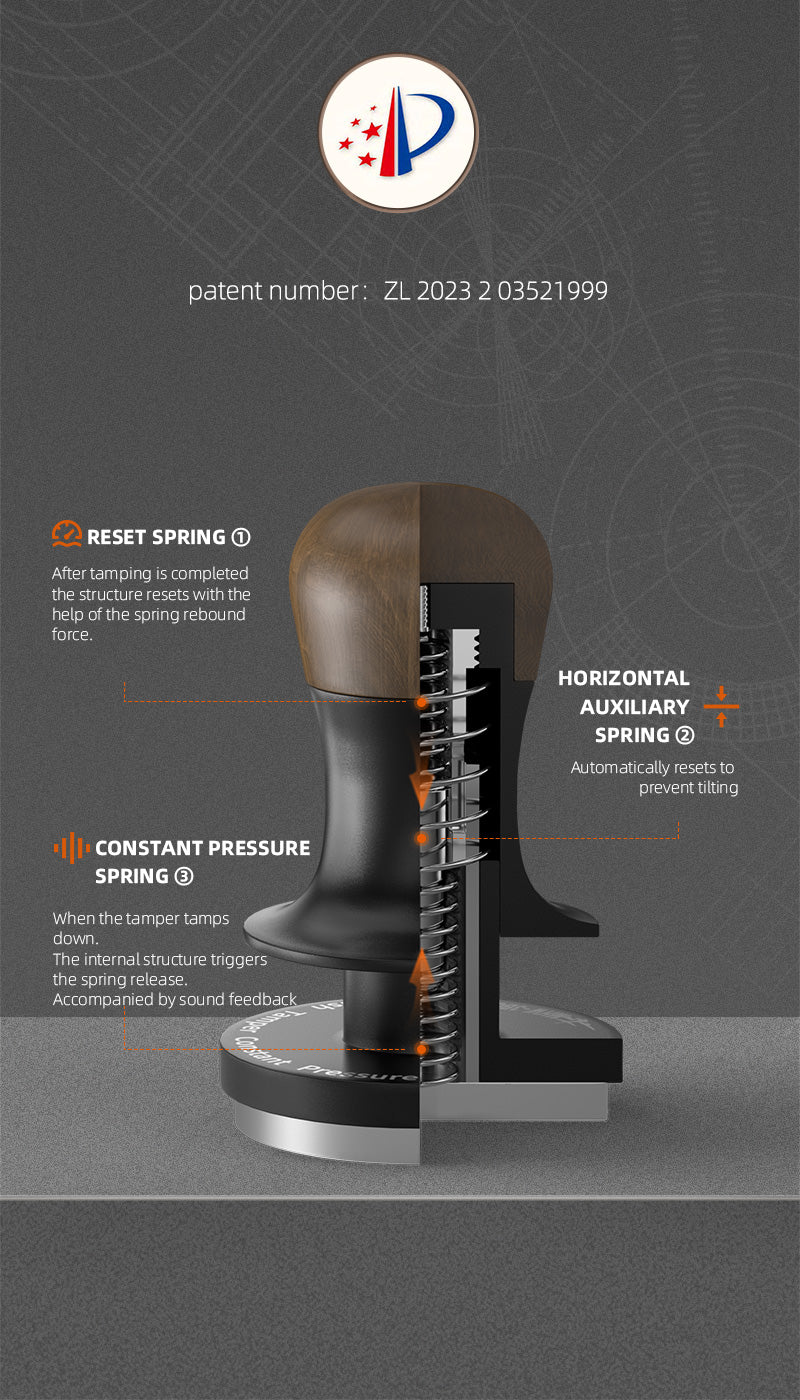 MHW-3BOMBER - FLASH Constant Pressure Tamper 58.35mm | V2.0 - Thread - Image 5