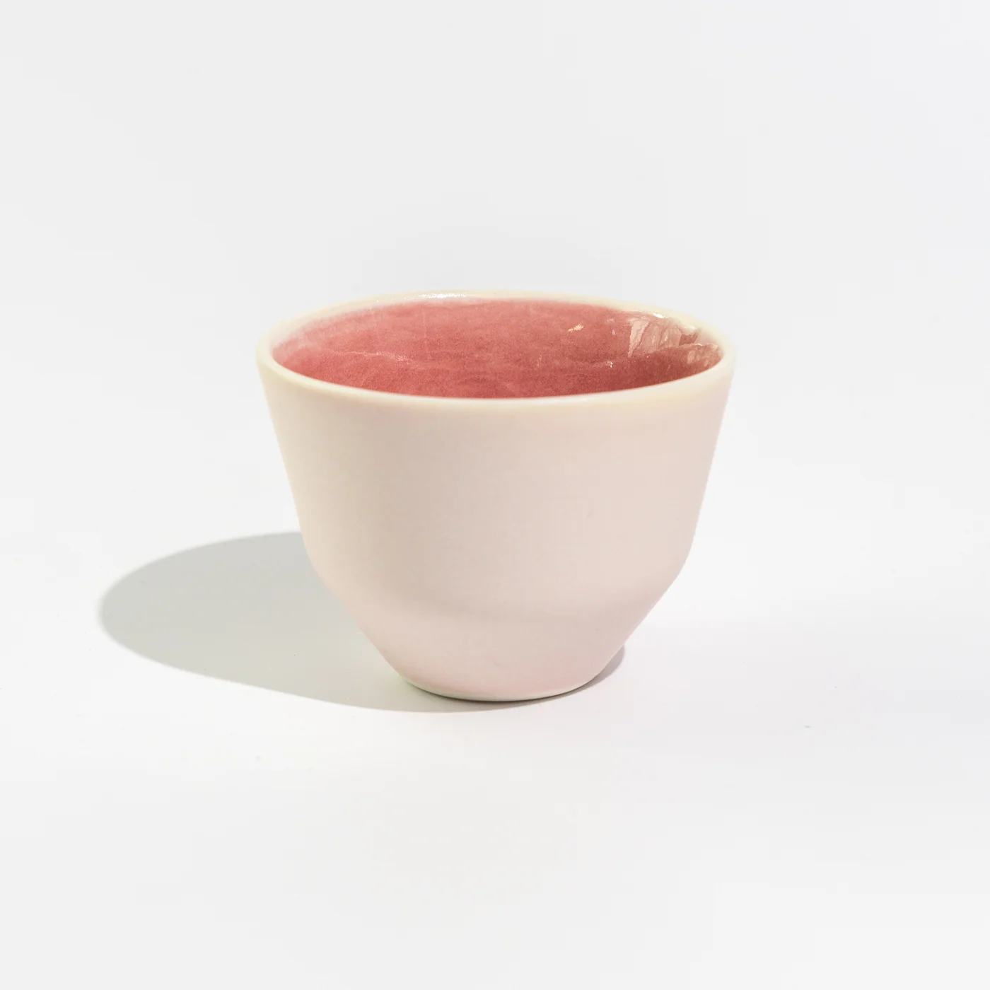 MK Studio - Matte Pink with Glossy Pink Inside | Handmade Porcelain Cup - A2 - Image 34