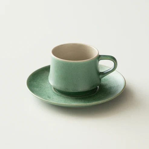 ORIGAMI - Flare Coffee Cup - 200 mL - Vintage Green - Image 7