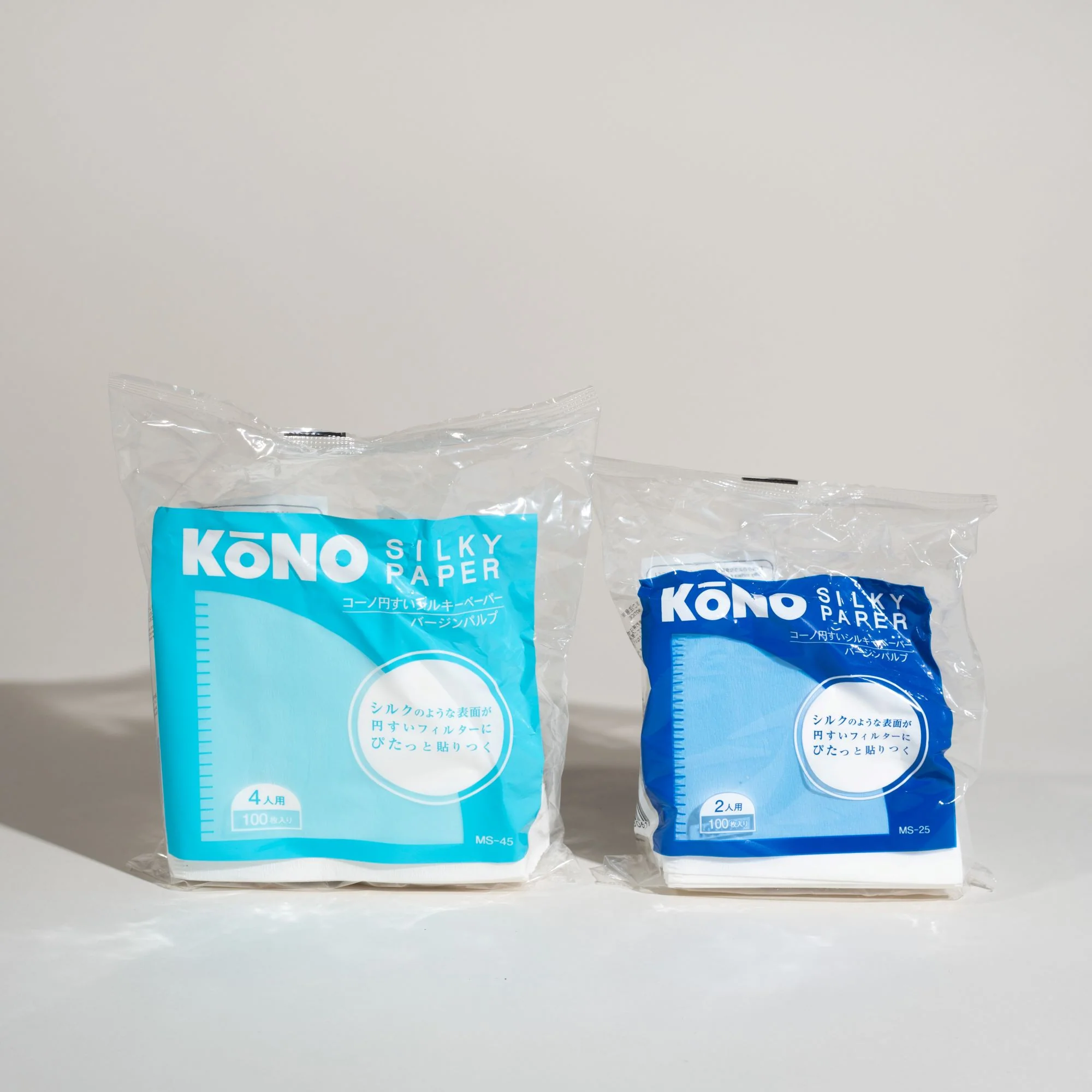 Kono - Silky Filter Paper 2 cup | 4 cup - 2 Person - MS-25