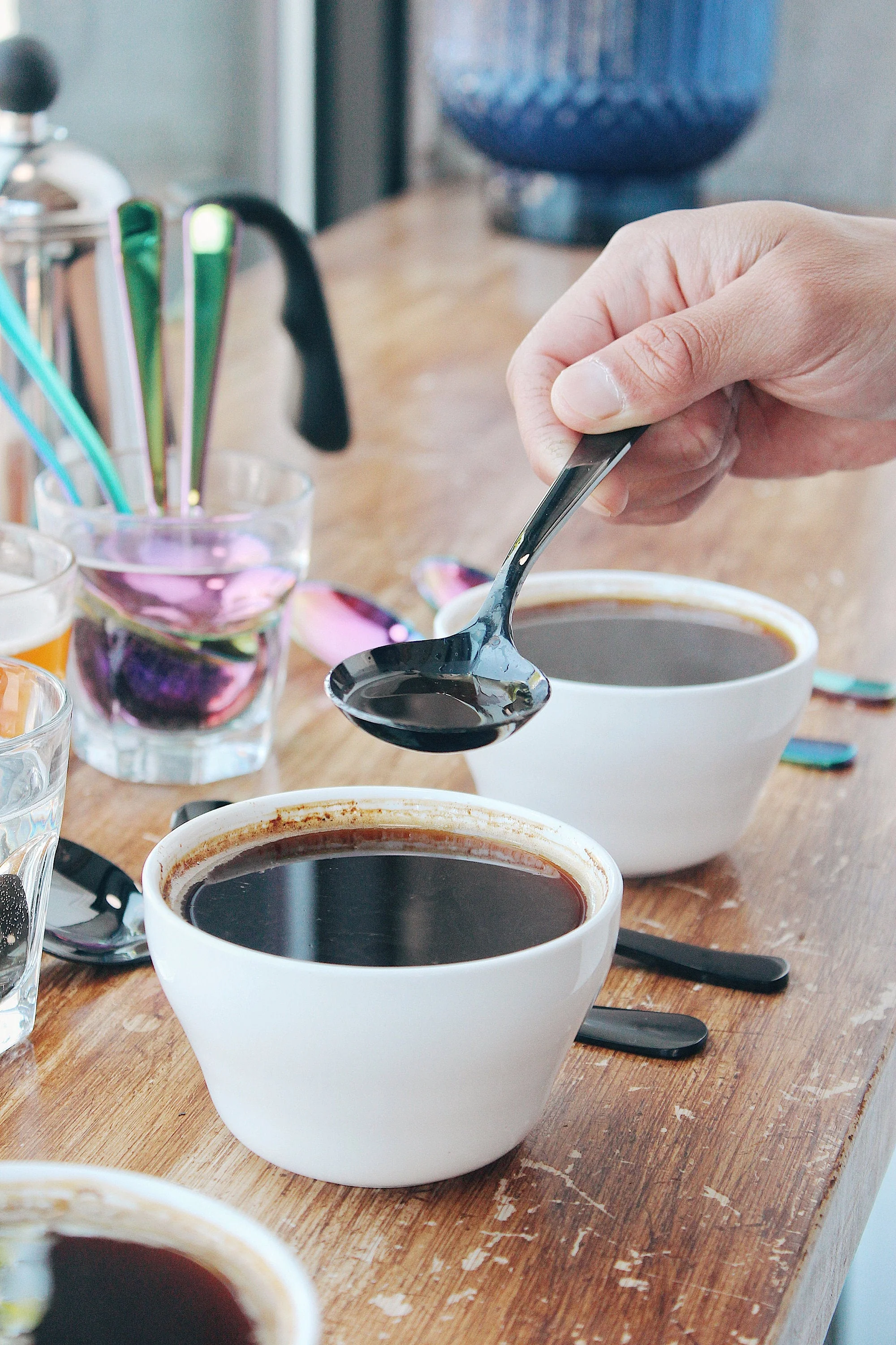 Umeshiso - Cupping Spoon | Goth Black - Small Dipper - Image 3