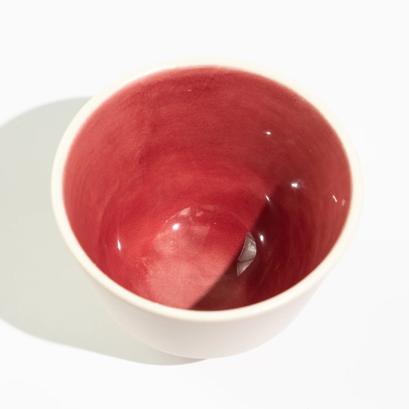 MK Studio - Matte Pink with Glossy Pink Inside | Handmade Porcelain Cup - A2 - Image 7
