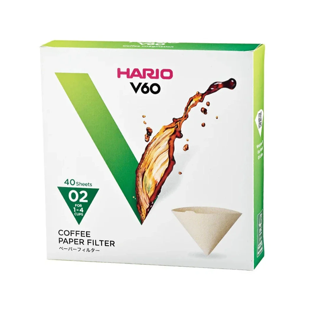 Hario - V60-02 Paper Filters 40pack - Hario 02 Brown - Image 2