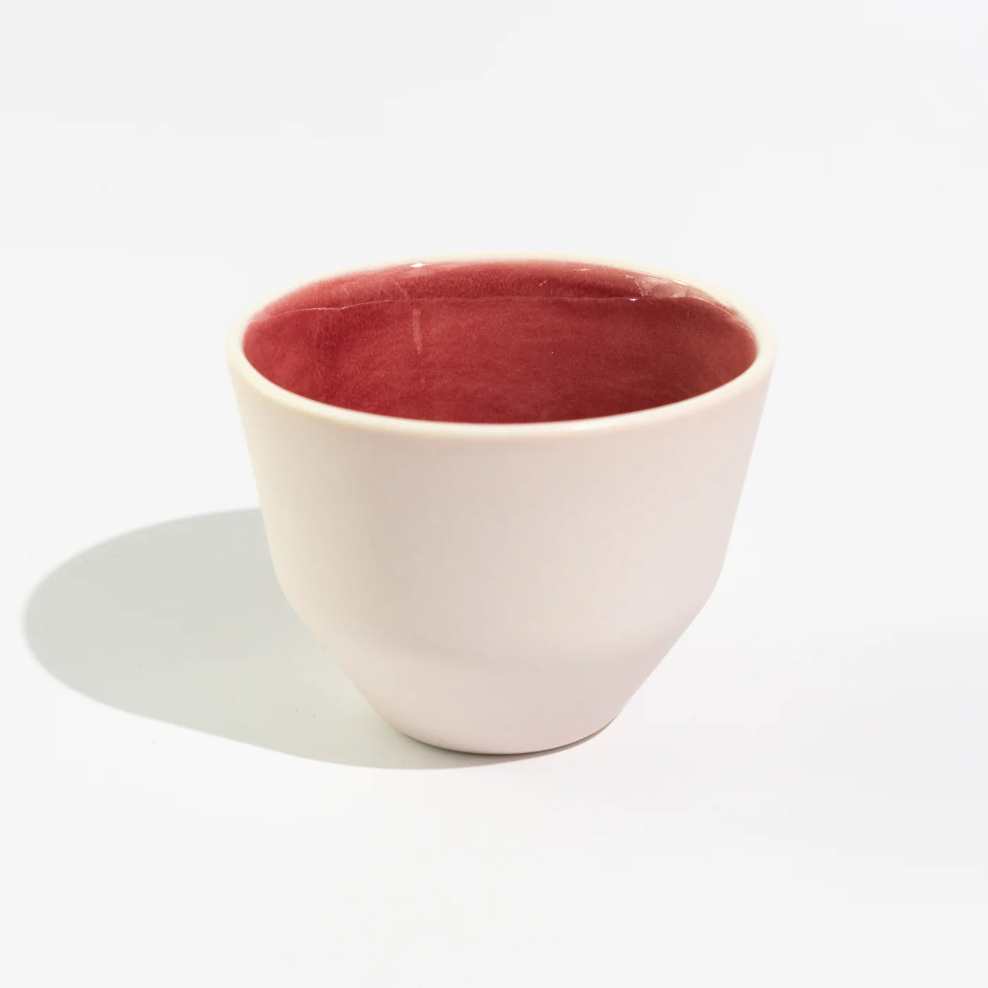 MK Studio - Matte Pink with Glossy Pink Inside | Handmade Porcelain Cup - A2 - Image 24