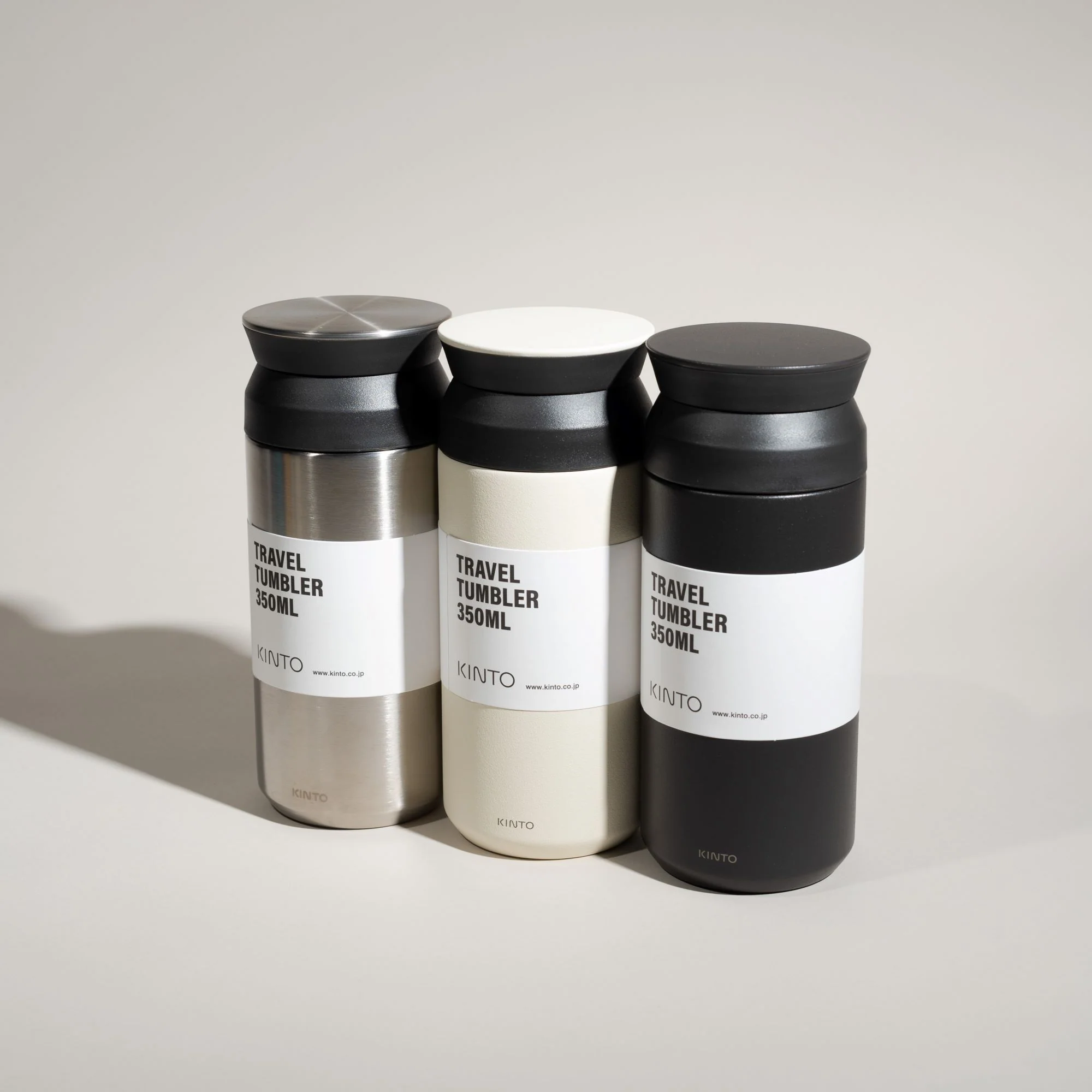 Kinto - Travel Tumbler 12 oz | 350 mL - Sand Beige - Image 5