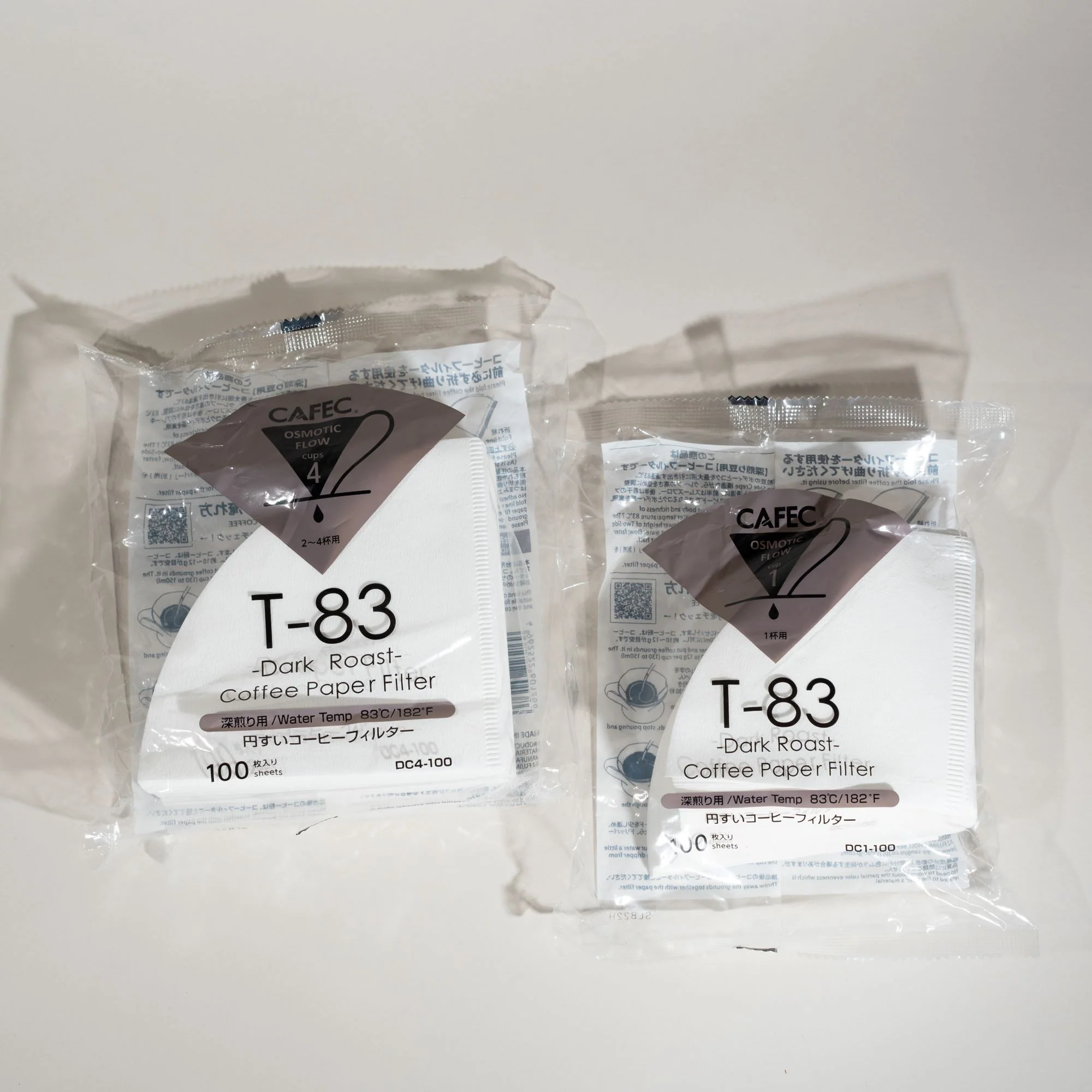 CAFEC - Dark T-83 Paper Filter - 1 Cup - S