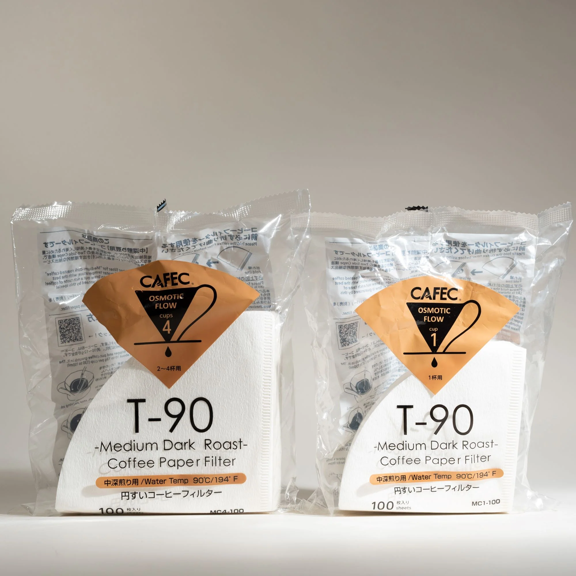 CAFEC - Medium T-90 Paper Filter - 1 Cup - S