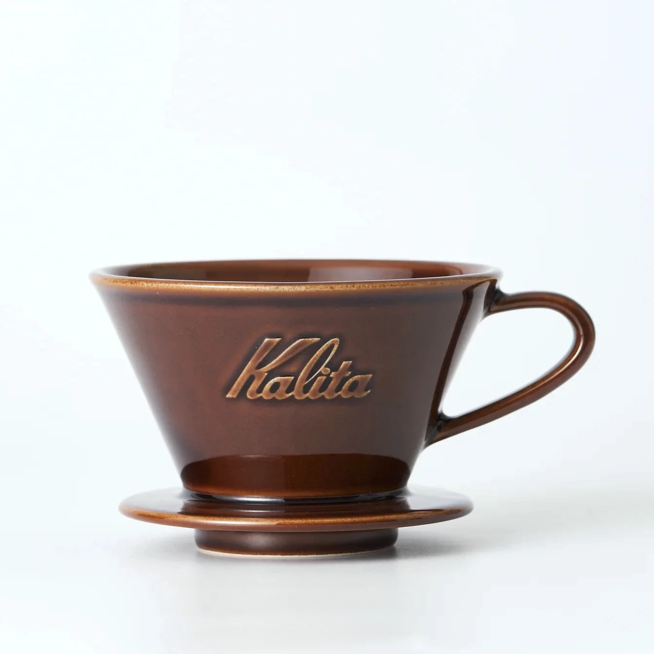 Kalita - Mino-yaki Dripper Gloss Series - 185 / Gloss Brown - Image 6