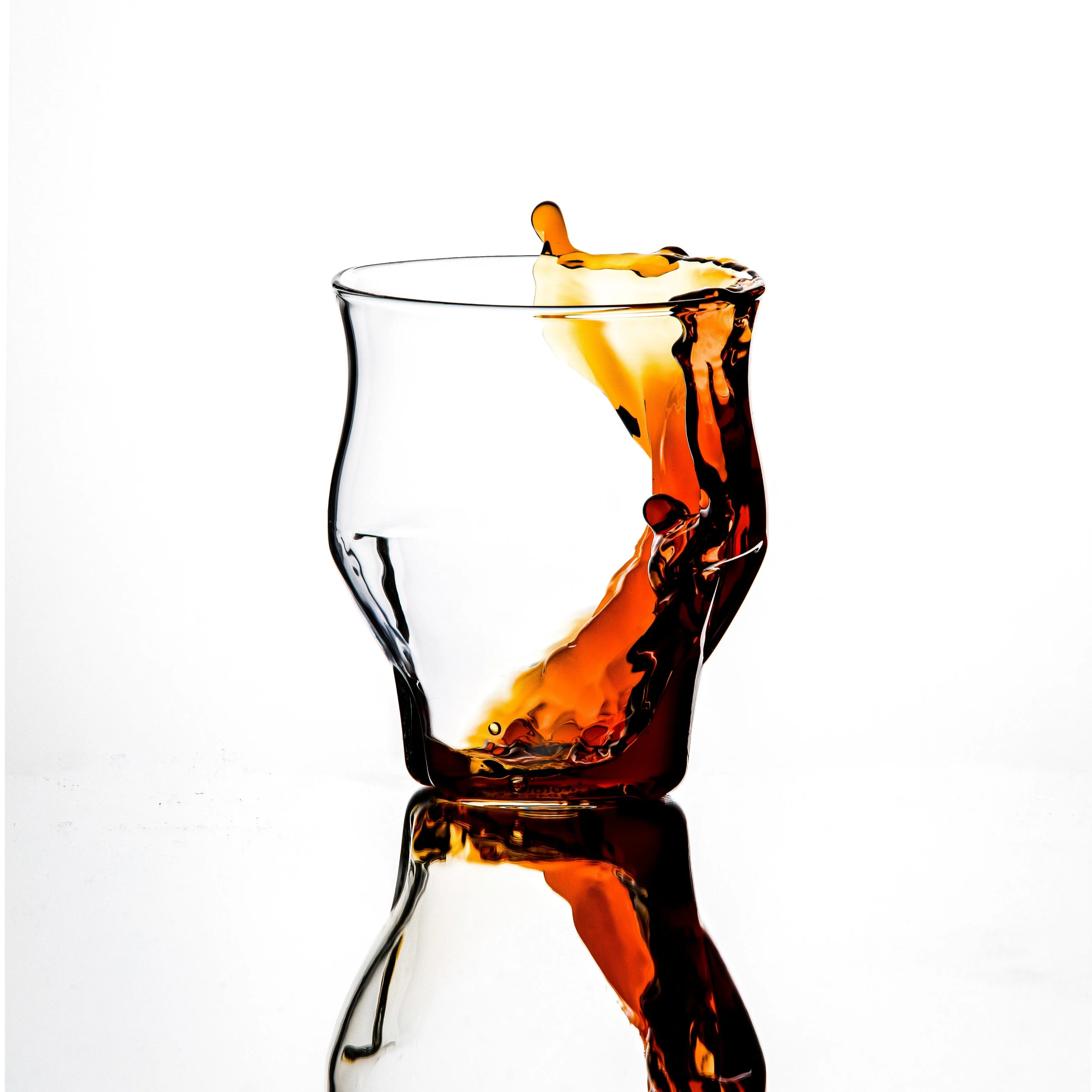 ICOSA - Avensi Wave - ALTO Tasting Glass - Amber