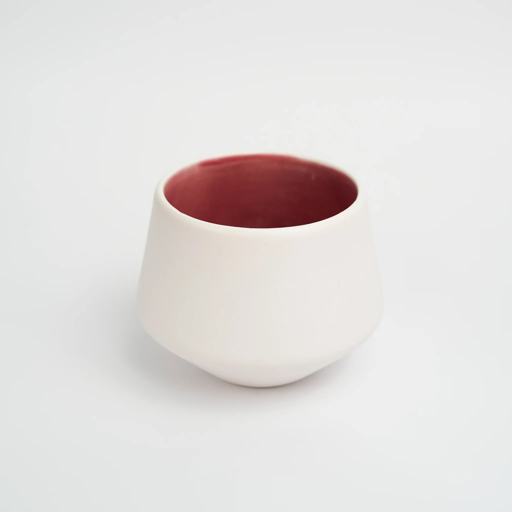 MK Studio - Matte Pink with Glossy Pink Inside | Handmade Porcelain Cup - A2 - Image 35