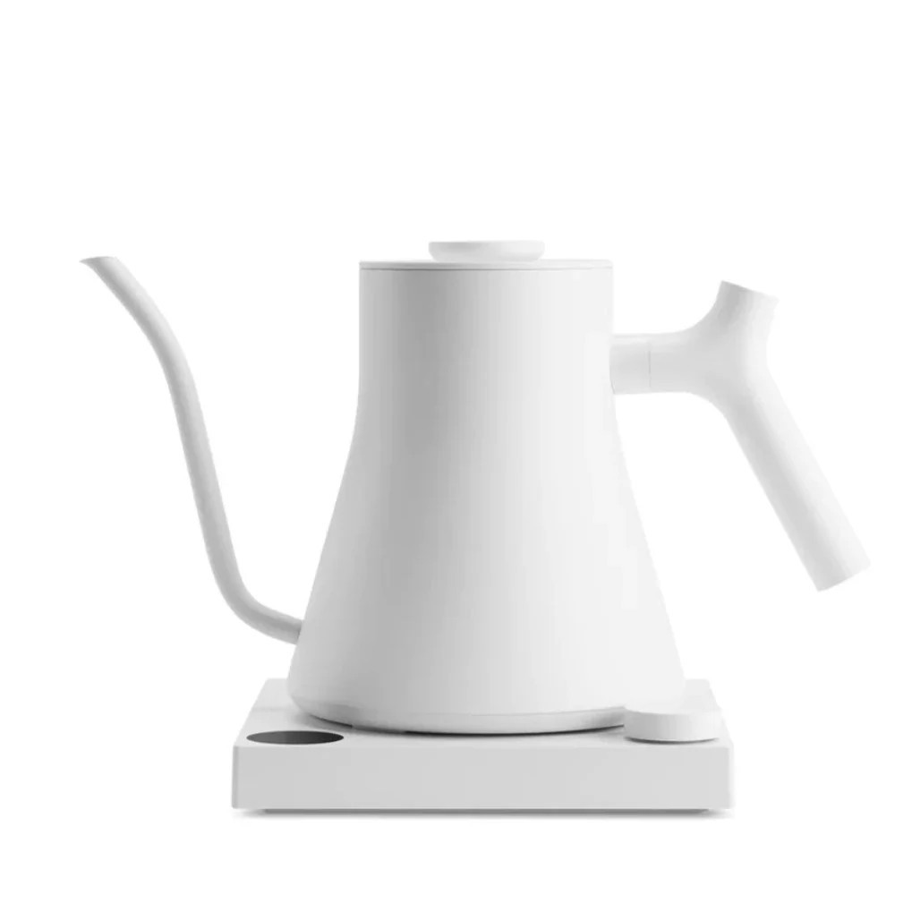 Fellow - Stagg EKG Electric Kettle | PRO - Matte White + Maple - Image 3