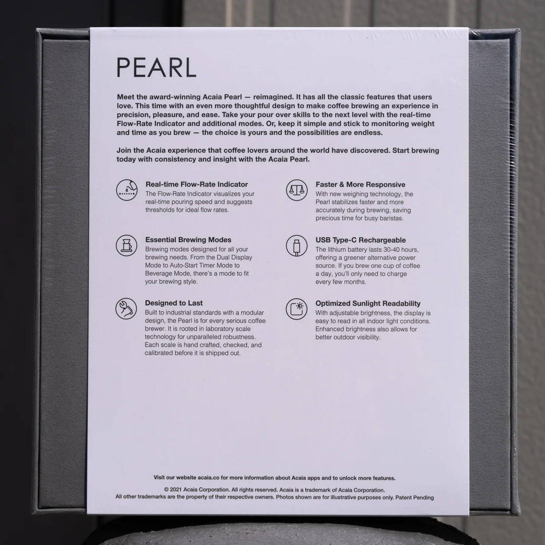 Acaia Pearl Digital Coffee Scale - Image 2