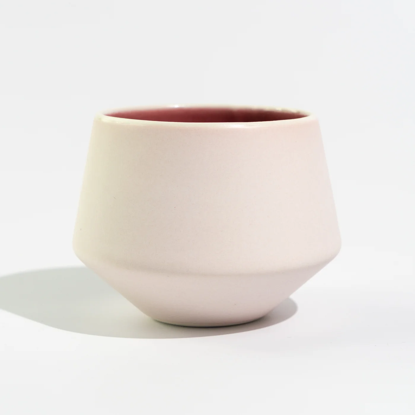 MK Studio - Matte Pink with Glossy Pink Inside | Handmade Porcelain Cup - A2 - Image 30