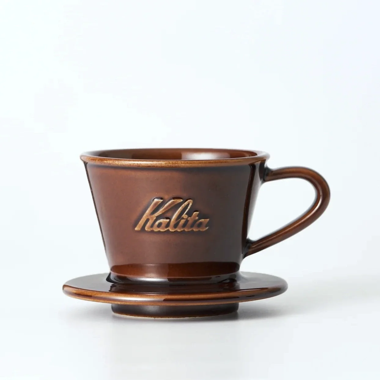 Kalita - Mino-yaki Dripper Gloss Series - 185 / Gloss Brown - Image 7