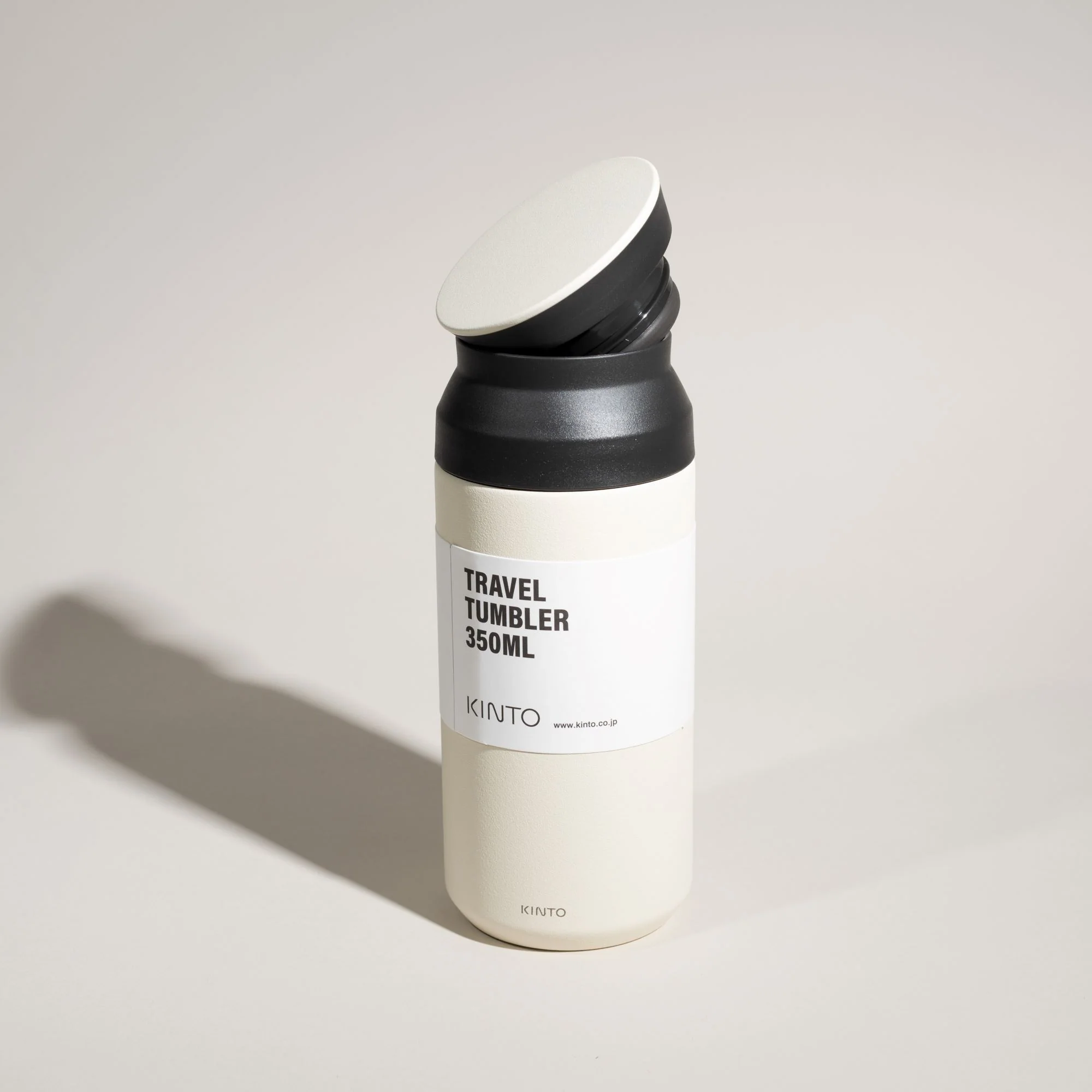 Kinto - Travel Tumbler 12 oz | 350 mL - Sand Beige - Image 2