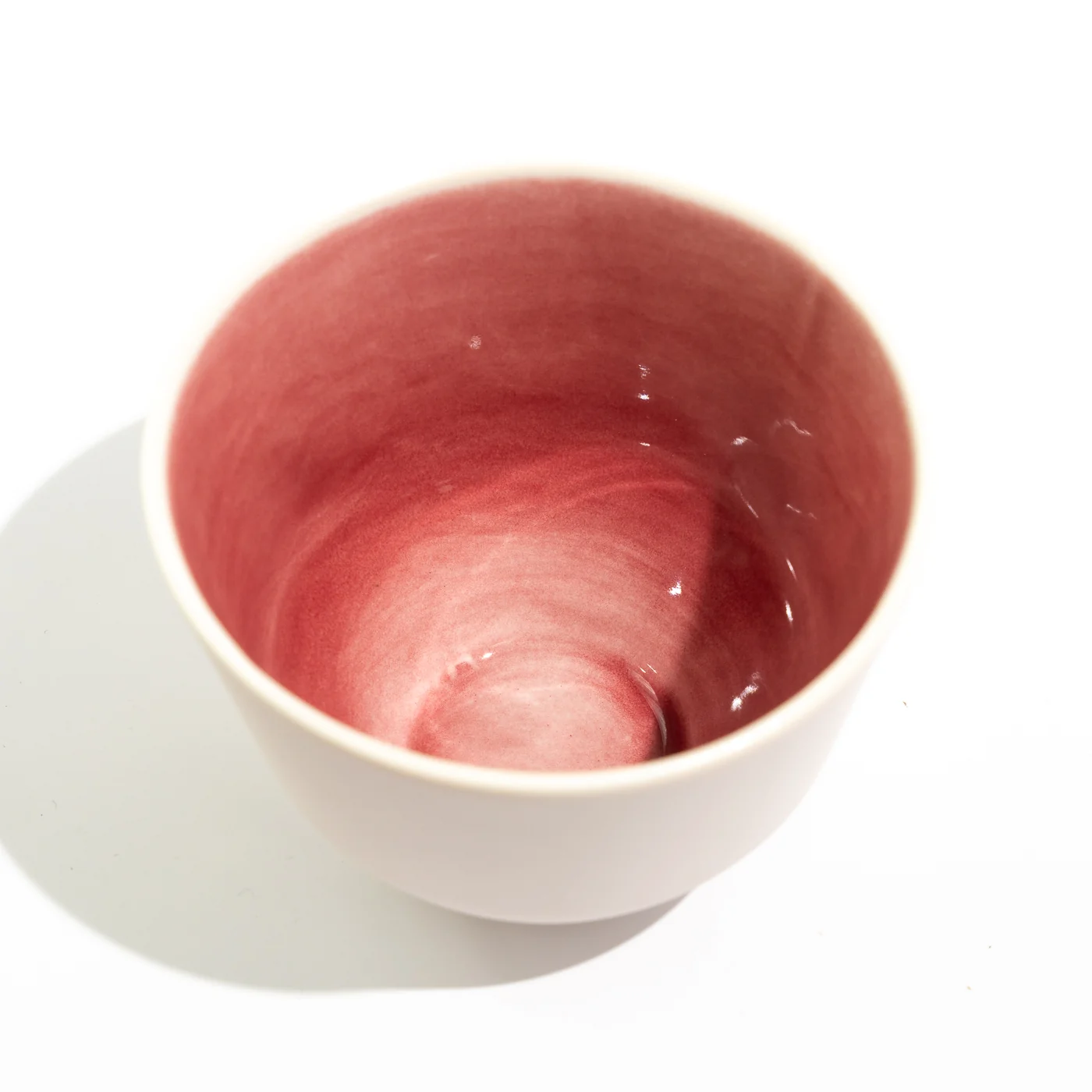 MK Studio - Matte Pink with Glossy Pink Inside | Handmade Porcelain Cup - A2 - Image 20
