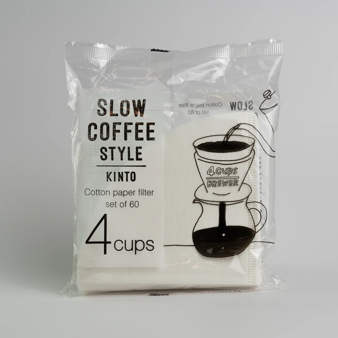 Kinto - SCS Cotton Paper Filter 2 cups | 4 cups - SCS-04 4 Cups - Image 2