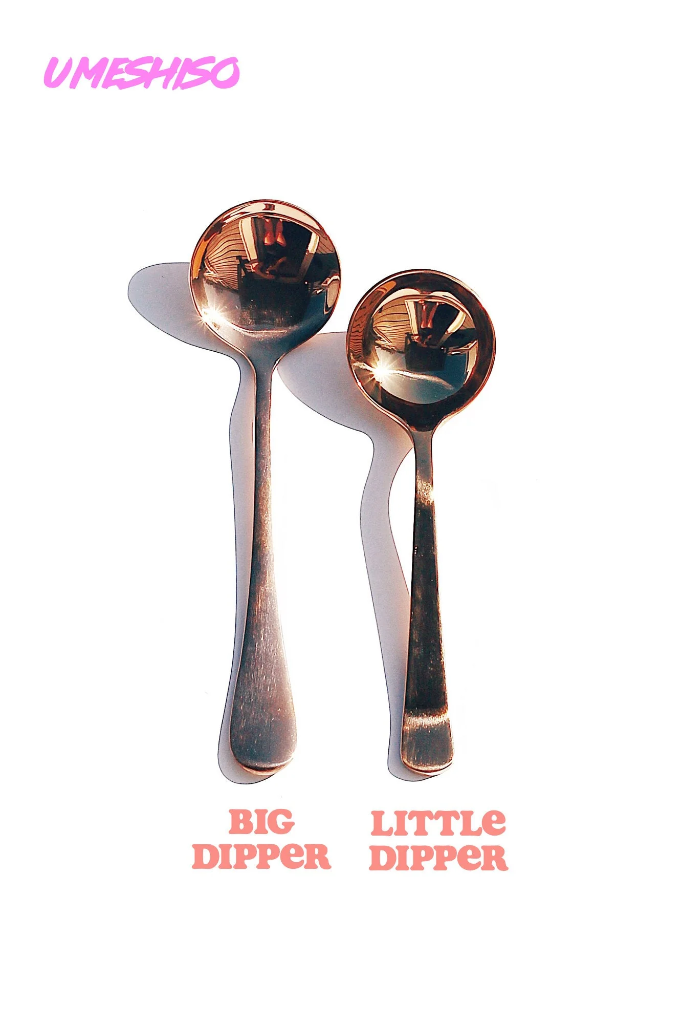 Umeshiso - Cupping Spoon | Rose Gold - Small Dipper - Image 4