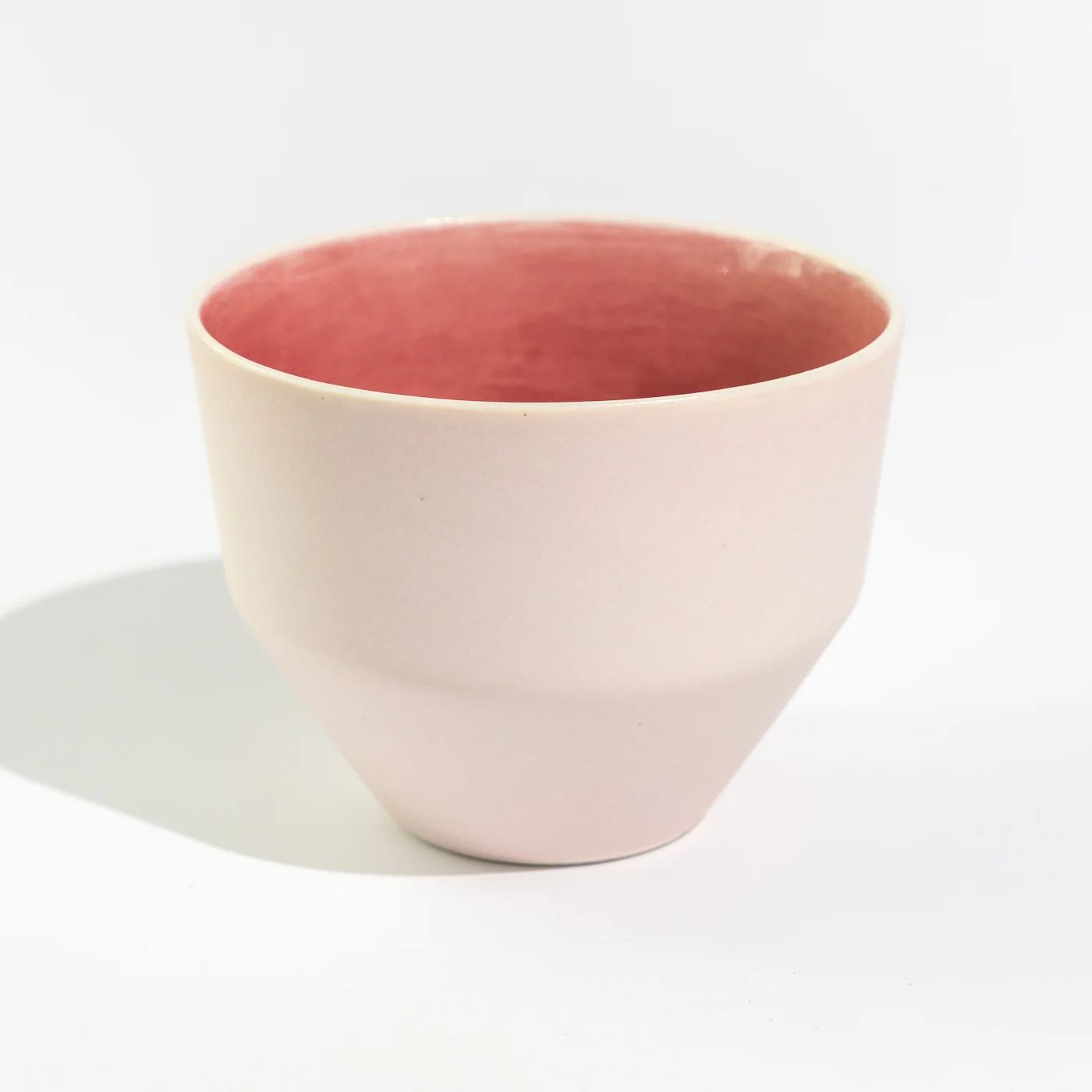 MK Studio - Matte Pink with Glossy Pink Inside | Handmade Porcelain Cup - A2 - Image 27