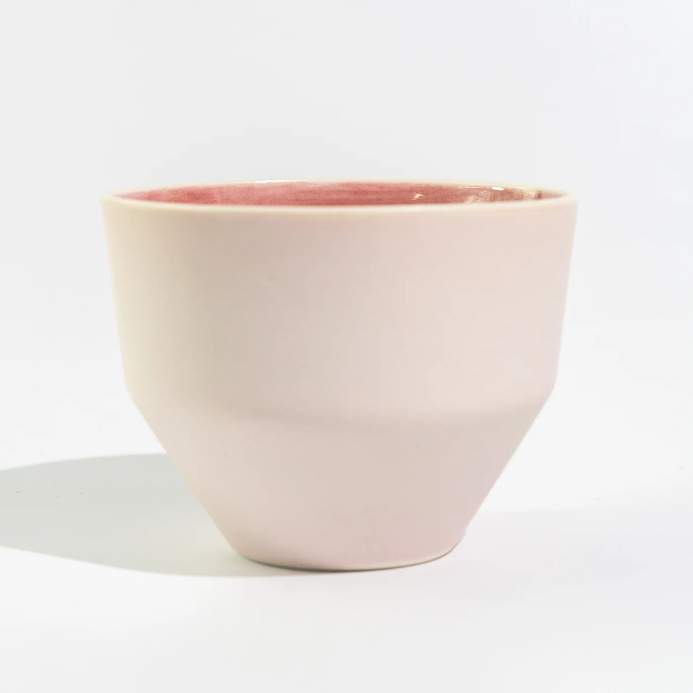 MK Studio - Matte Pink with Glossy Pink Inside | Handmade Porcelain Cup - A2 - Image 26