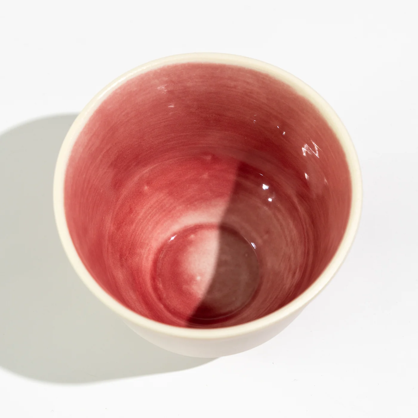 MK Studio - Matte Pink with Glossy Pink Inside | Handmade Porcelain Cup - A2 - Image 13