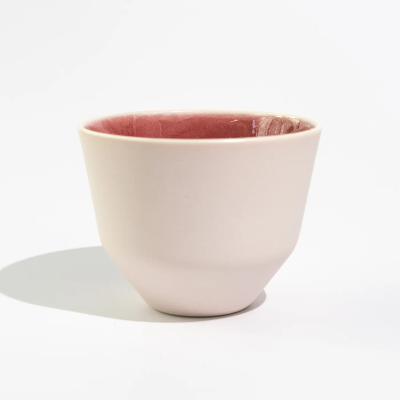 MK Studio - Matte Pink with Glossy Pink Inside | Handmade Porcelain Cup - A2 - Image 19