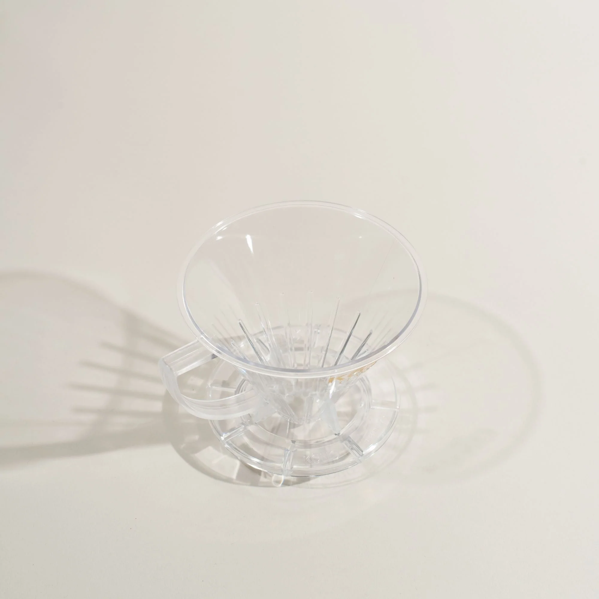 Kono - Meimon MD-41 Plastic Dripper Clear - 4 cup - Image 4