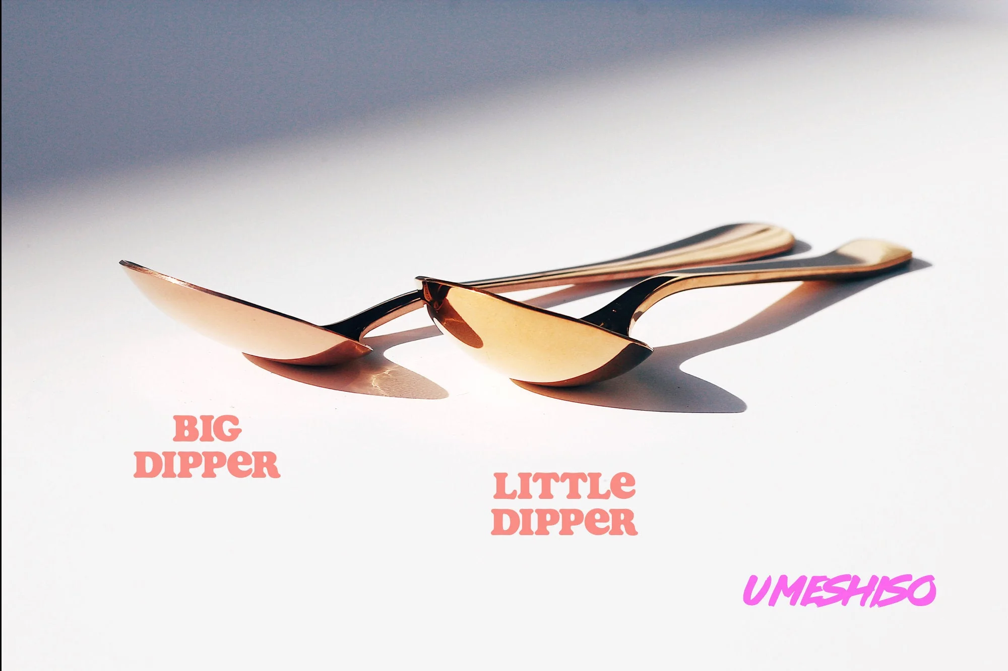 Umeshiso - Cupping Spoon | Rose Gold - Small Dipper - Image 3