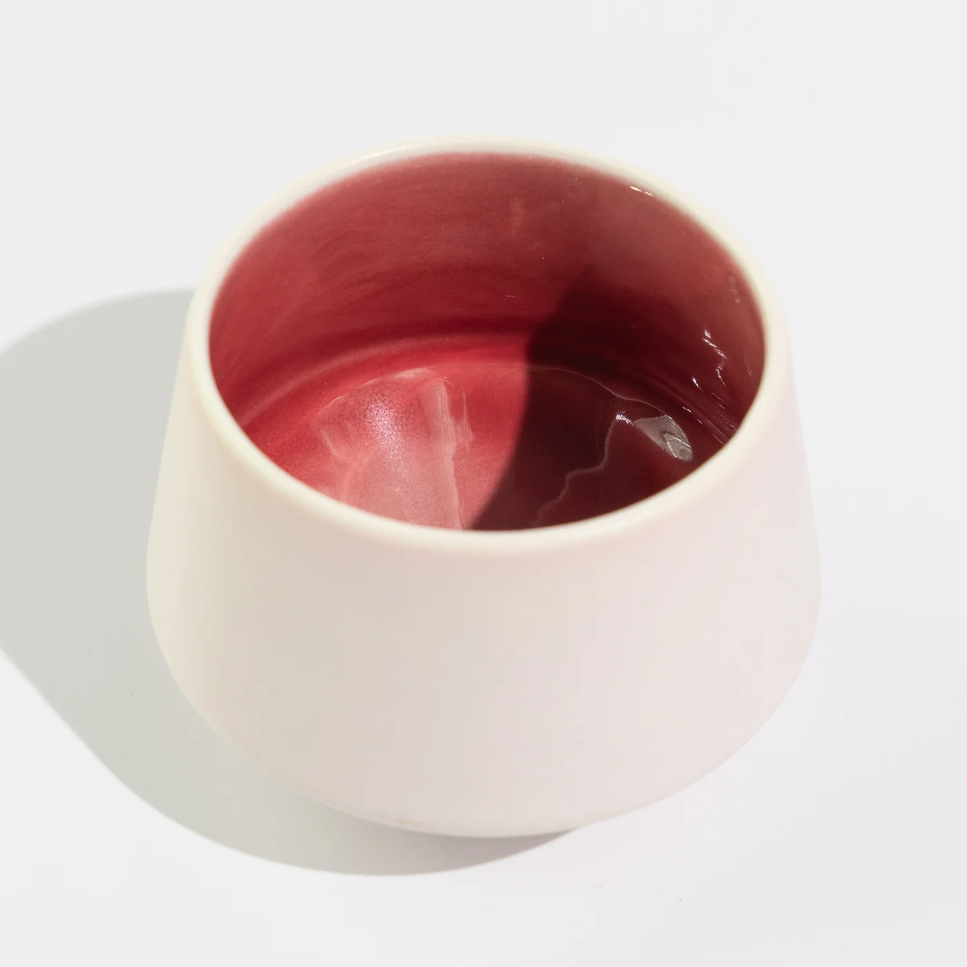MK Studio - Matte Pink with Glossy Pink Inside | Handmade Porcelain Cup - A2 - Image 32