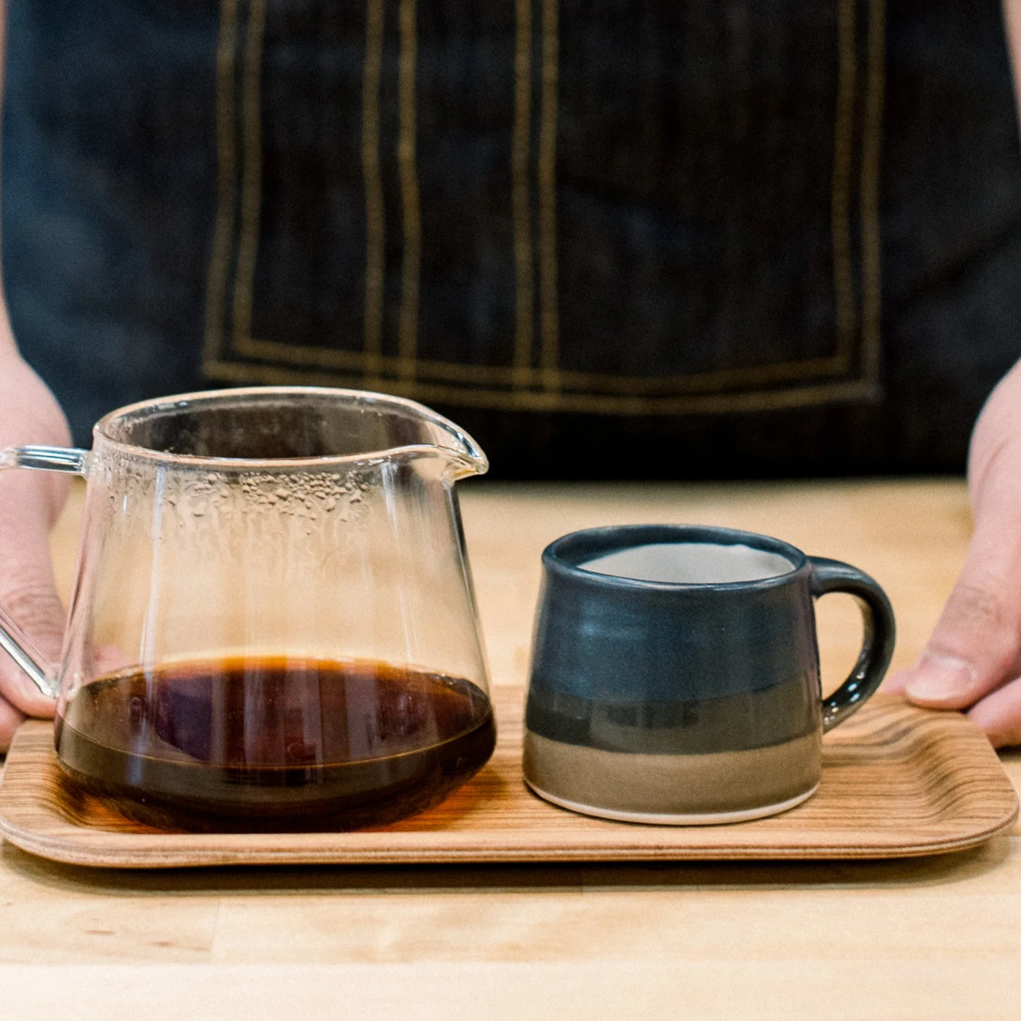Kinto - Non-Slip Wood Tray - Teak