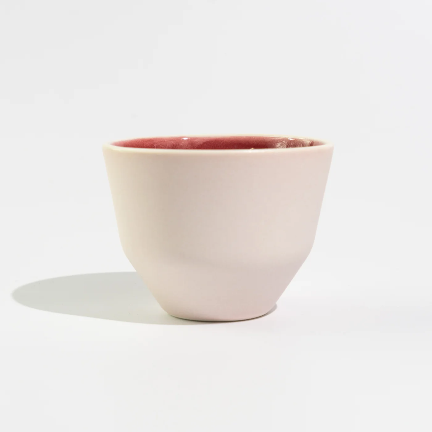 MK Studio - Matte Pink with Glossy Pink Inside | Handmade Porcelain Cup - A2 - Image 23