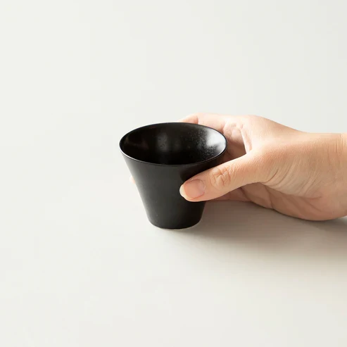 ORIGAMI - Sensory Espresso Cup - Black - Narrow 90mL - Image 8