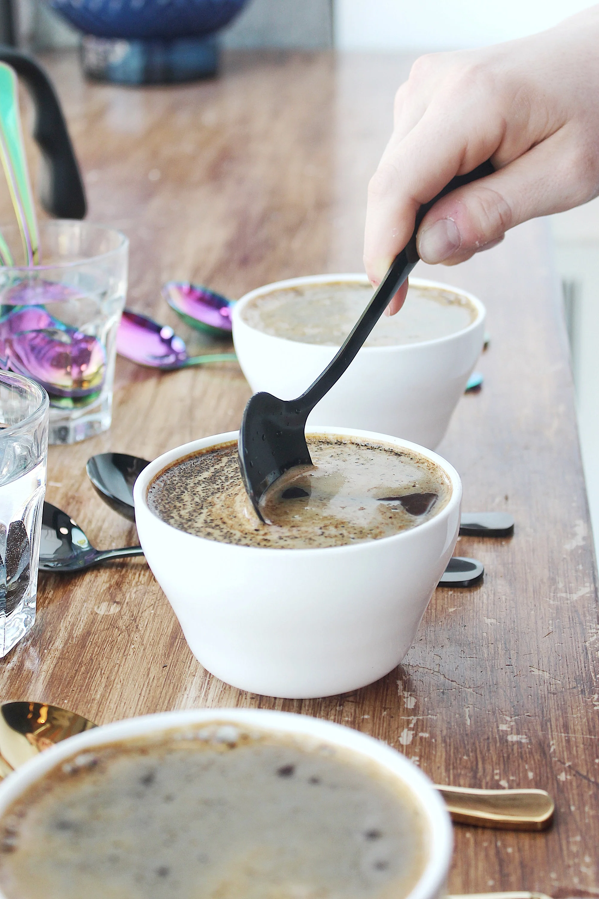 Umeshiso - Cupping Spoon | Goth Black - Small Dipper - Image 5