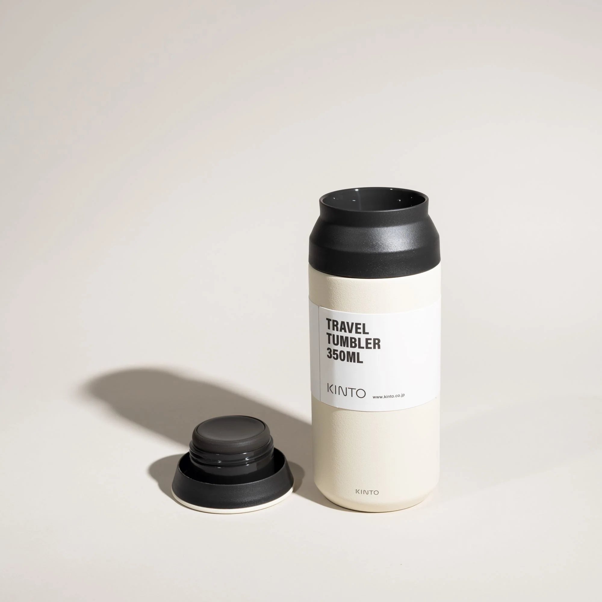 Kinto - Travel Tumbler 12 oz | 350 mL - Sand Beige - Image 3