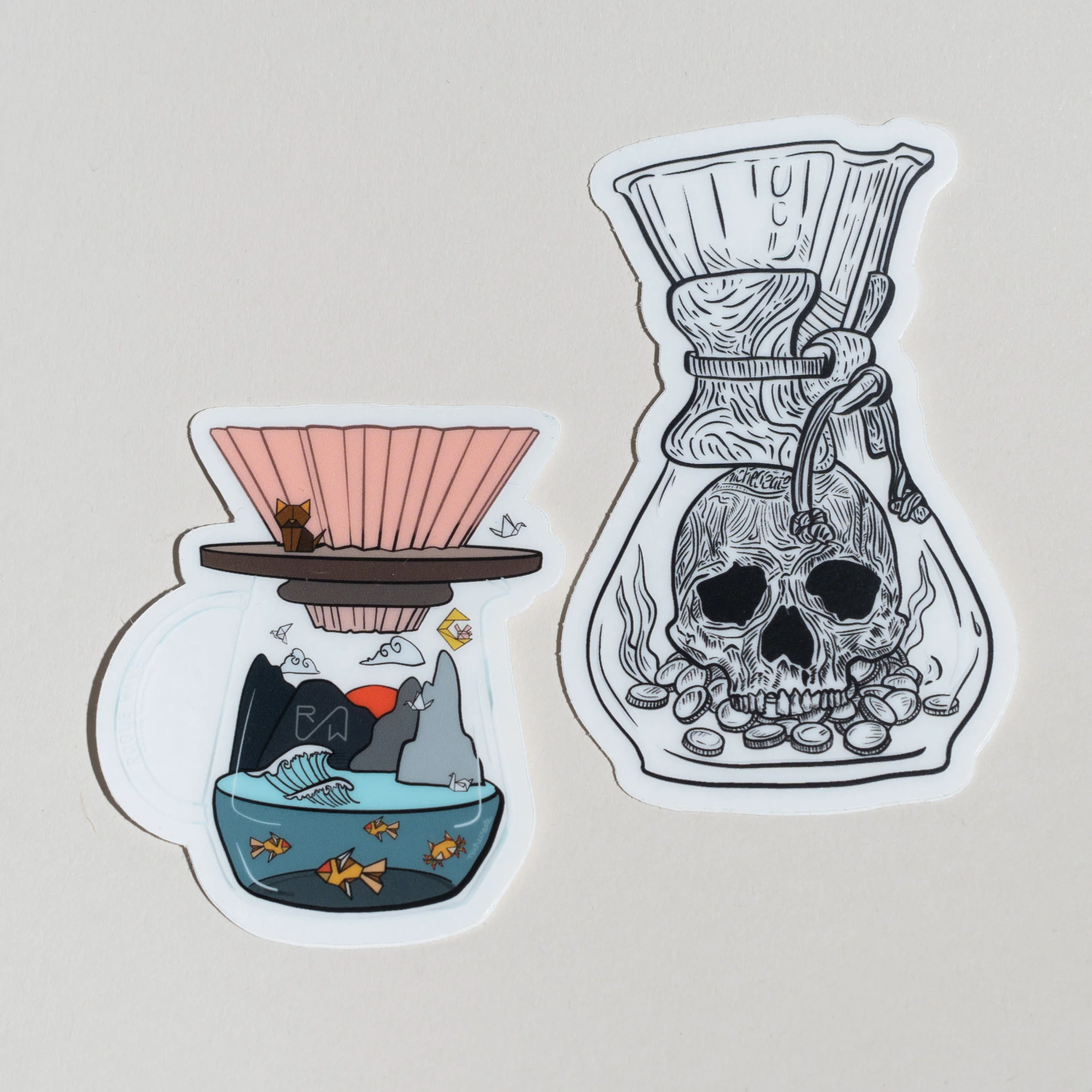 Niche Create - Pour Over Stickers - Soy Sauce
