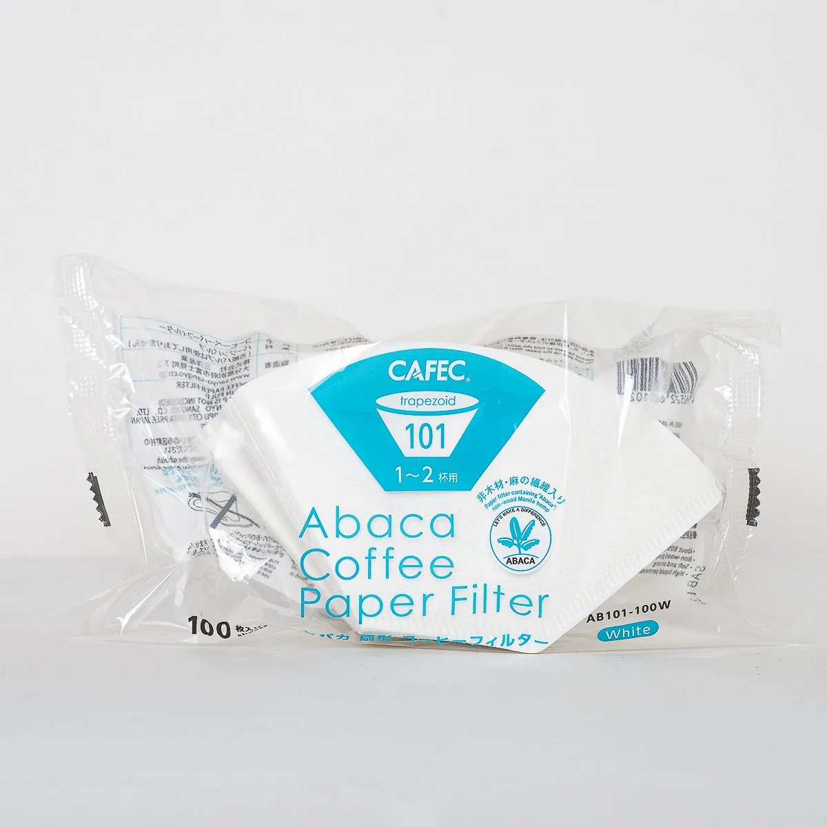Cafec - Abaca Trapezoid Paper Filter - 101