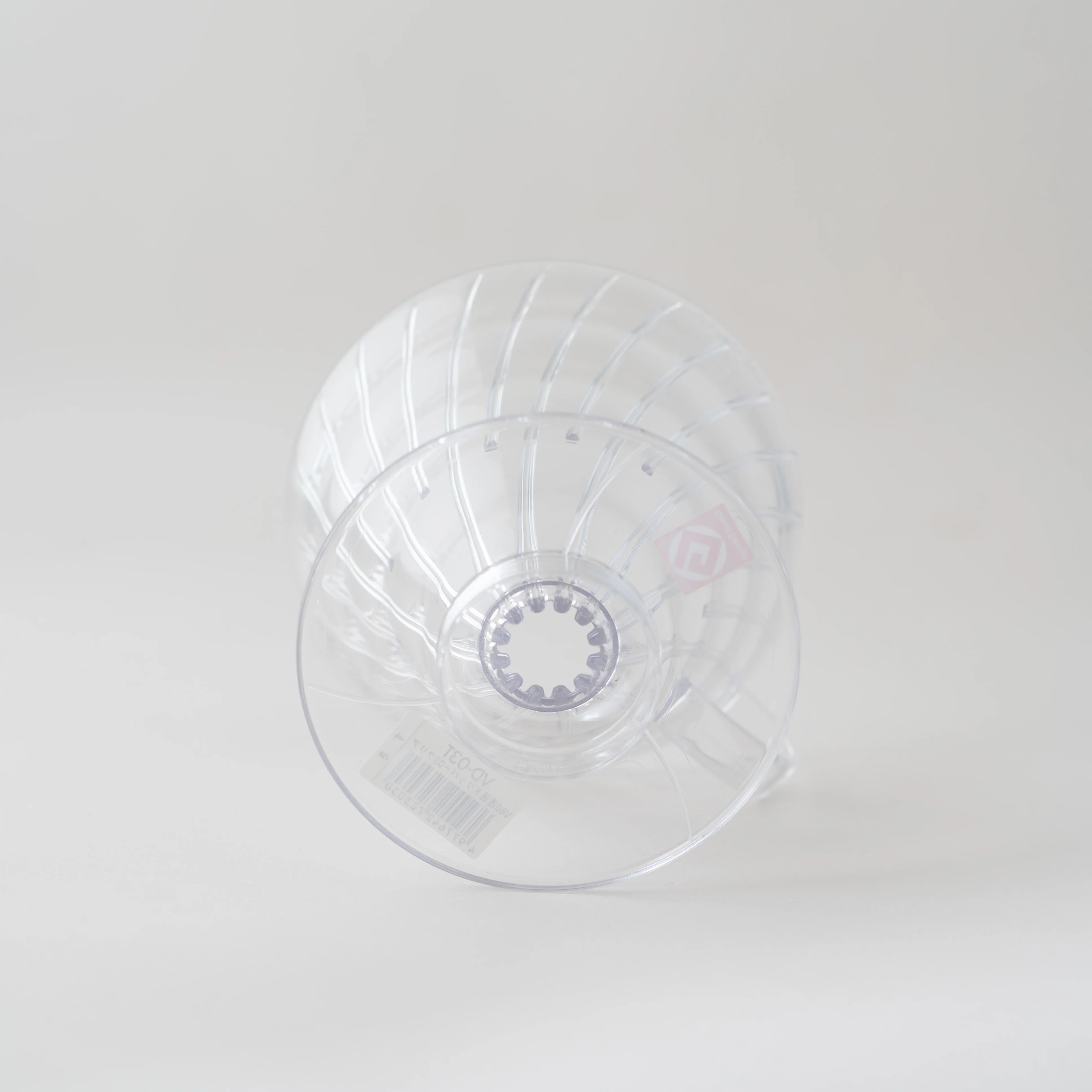 Hario - V60 Dripper Plastic - V60-03 - Clear - Image 4