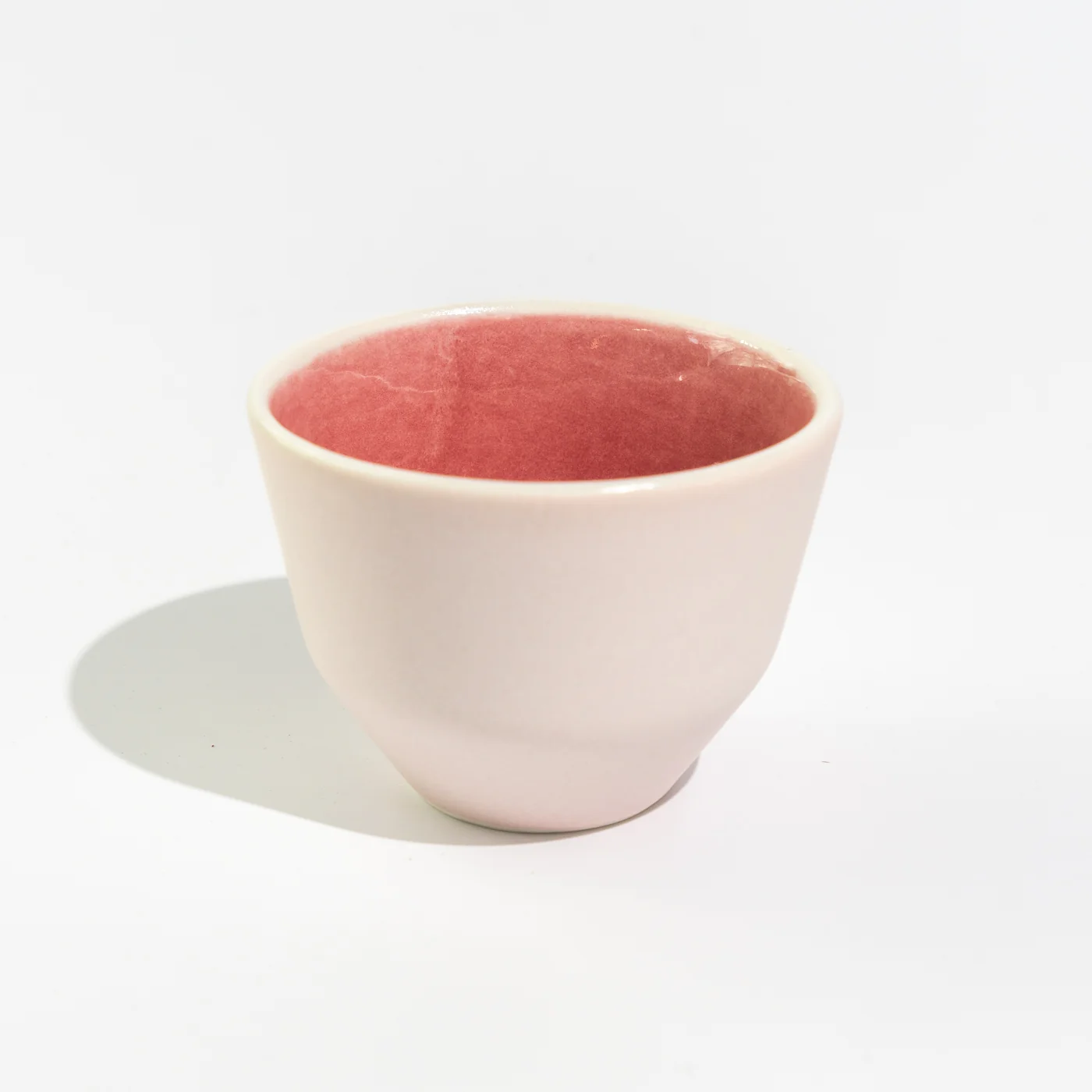 MK Studio - Matte Pink with Glossy Pink Inside | Handmade Porcelain Cup - A2 - Image 15