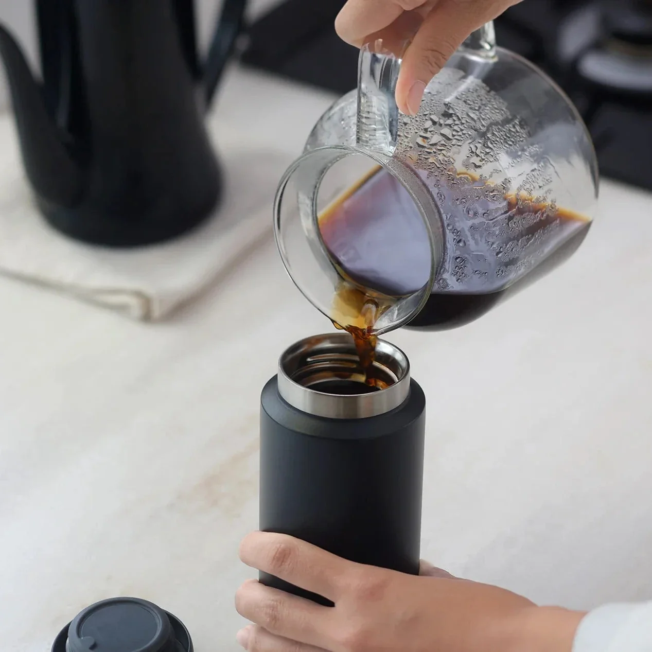 Rivers - Moku Drink Bottle | 350 mL - Taupe - 350 mL - Image 4