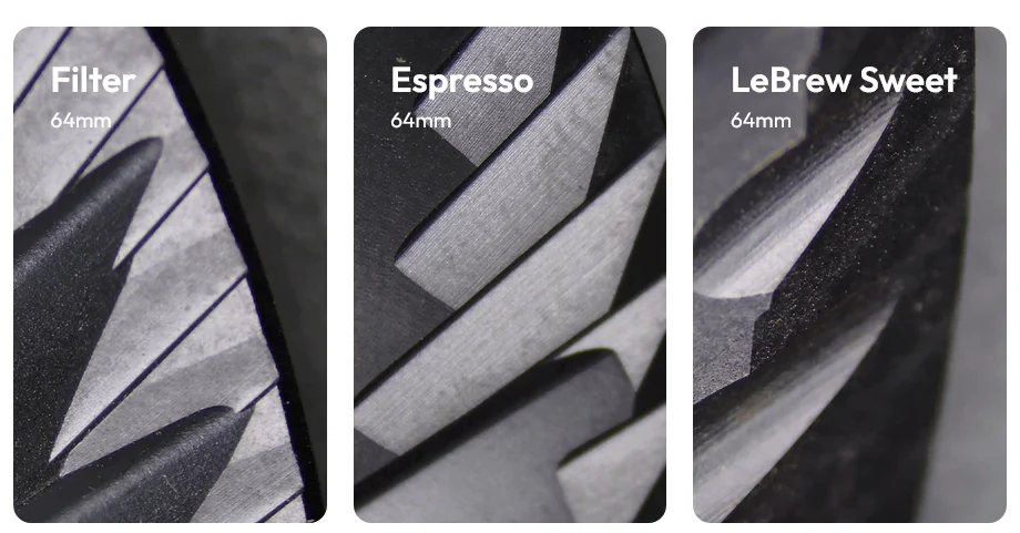 Lebrew - 64mm Series - Flat Burr - 64mm - Espresso - Image 4