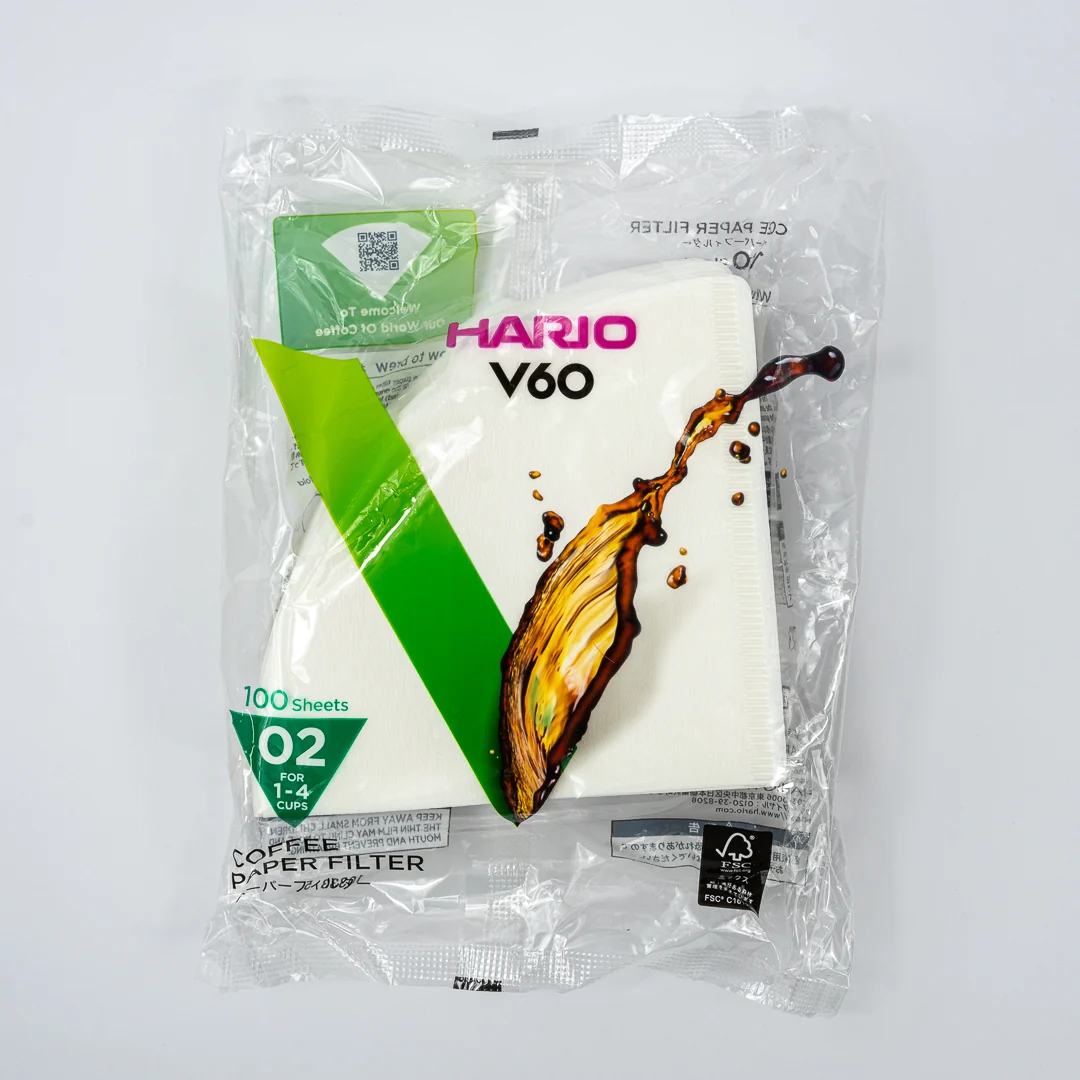 Hario - V60 02 Paper Filters - Hario 02 Natural