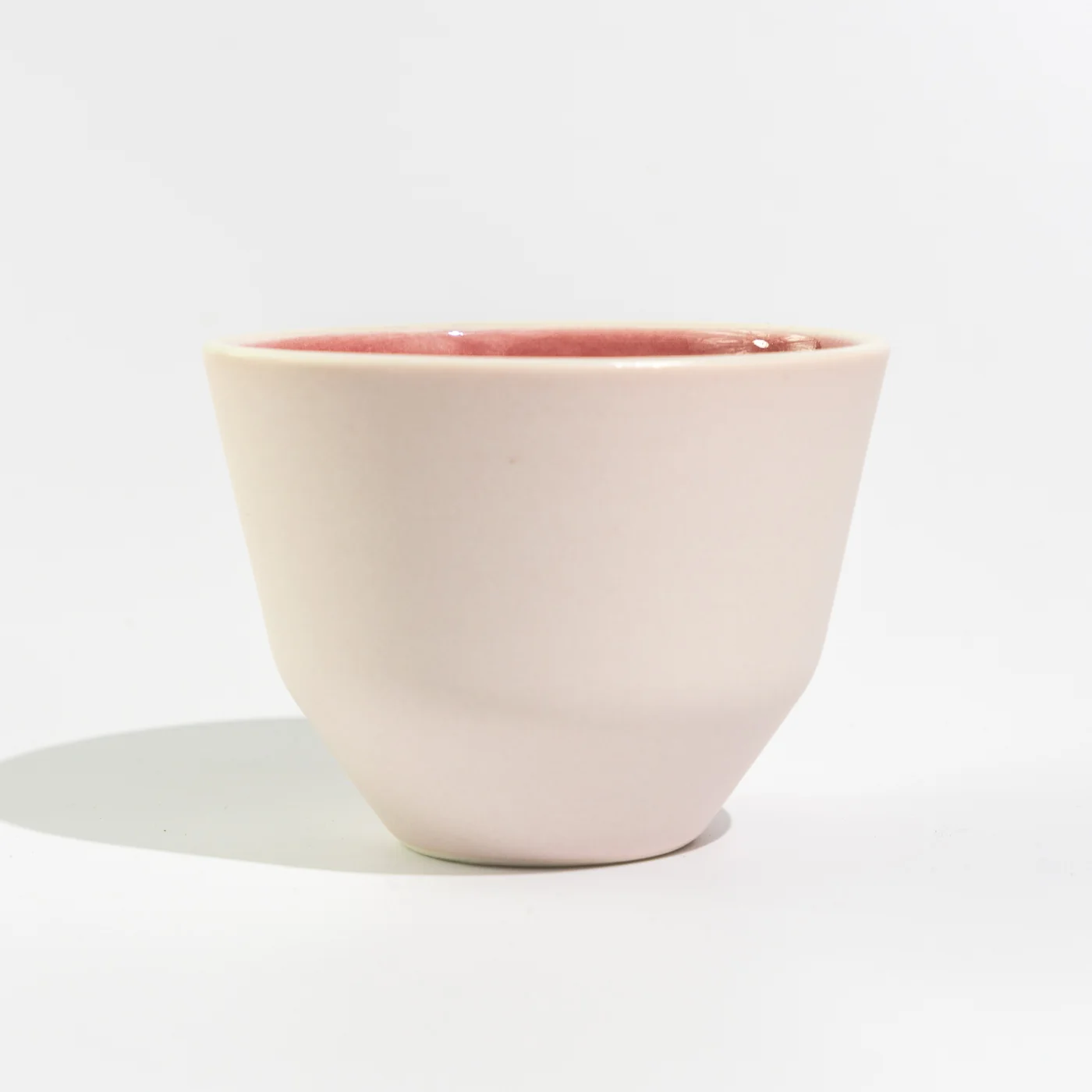 MK Studio - Matte Pink with Glossy Pink Inside | Handmade Porcelain Cup - A2 - Image 10