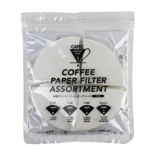 Cafec - 4P Coffee Paper Filter Assortment Packs (4 x 40pk) - 1 Cup - S